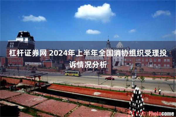 杠杆证券网 2024年上半年全国消协组织受理投诉情况分析