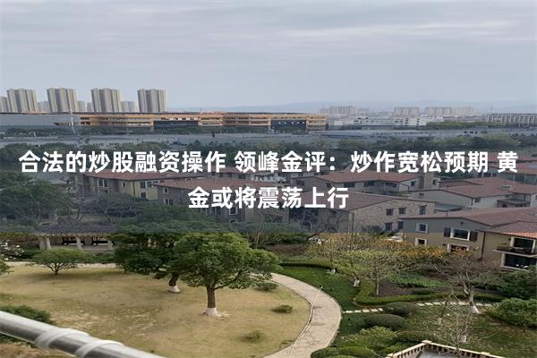 合法的炒股融资操作 领峰金评：炒作宽松预期 黄金或将震荡上行