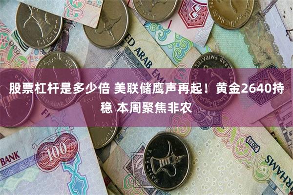 股票杠杆是多少倍 美联储鹰声再起！黄金2640持稳 本周聚焦非农